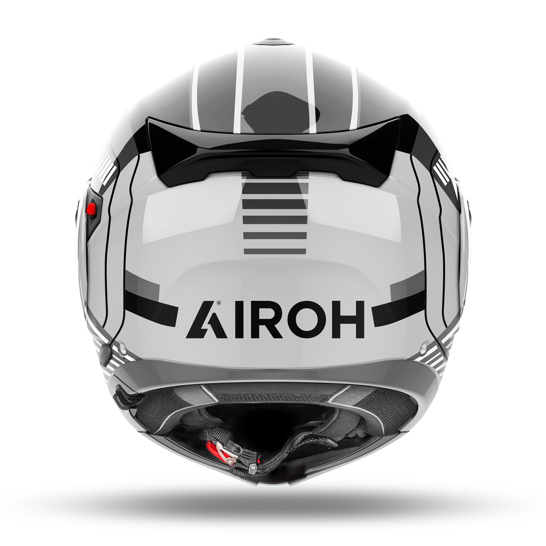 Airoh Specktre Flip-Front Motorcycle Helmet - Groove Grey Gloss ECE 2206