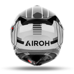 Airoh Specktre Flip-Front Motorcycle Helmet - Groove Grey Gloss ECE 2206