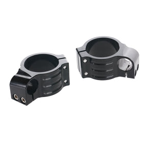 Bike It 53mm Black Clip-On Bar Kit Motorcycle Sportbike Clipons