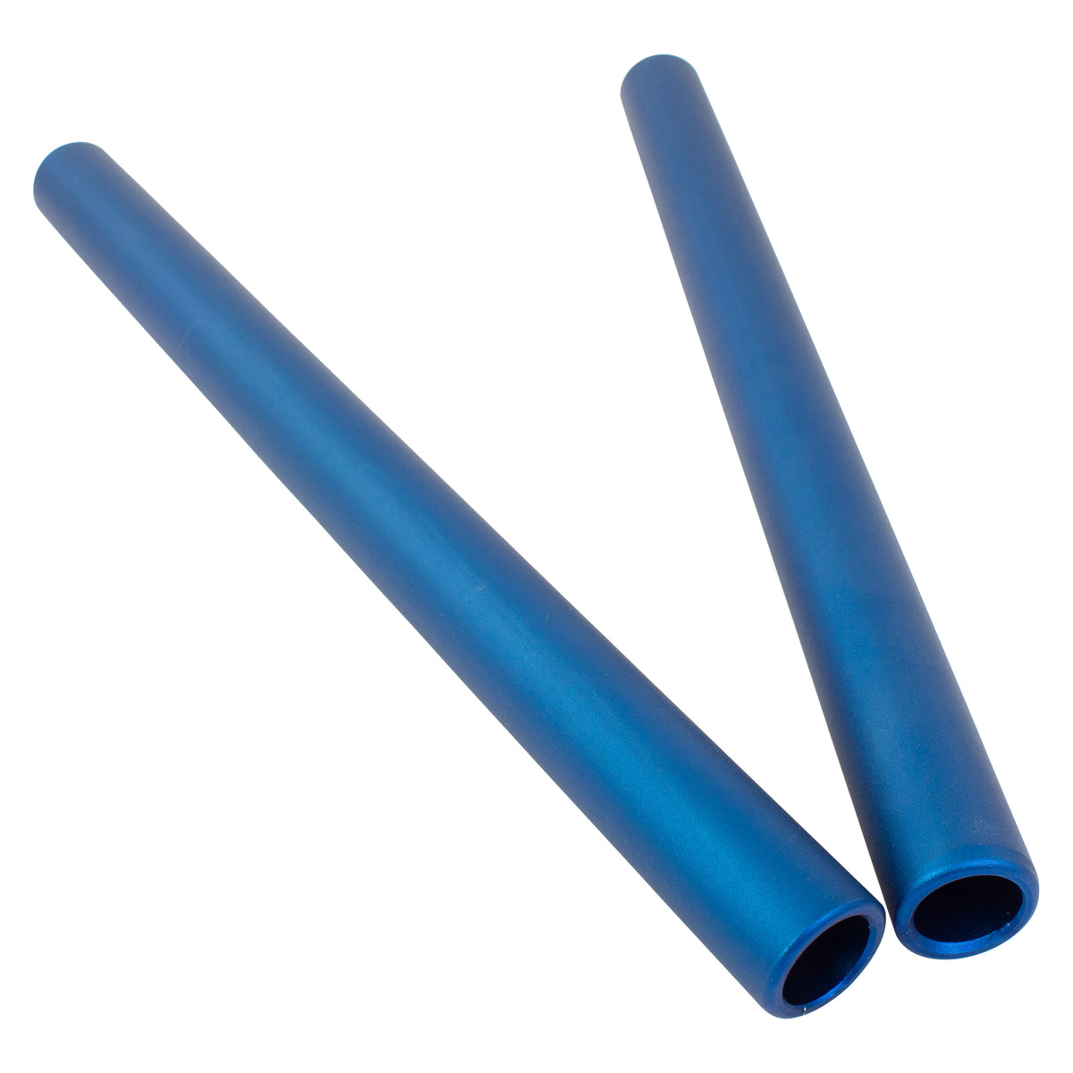 Bike It 280mm Clip-On Handlebar Tubes Matt Blue Motorcycle Pair