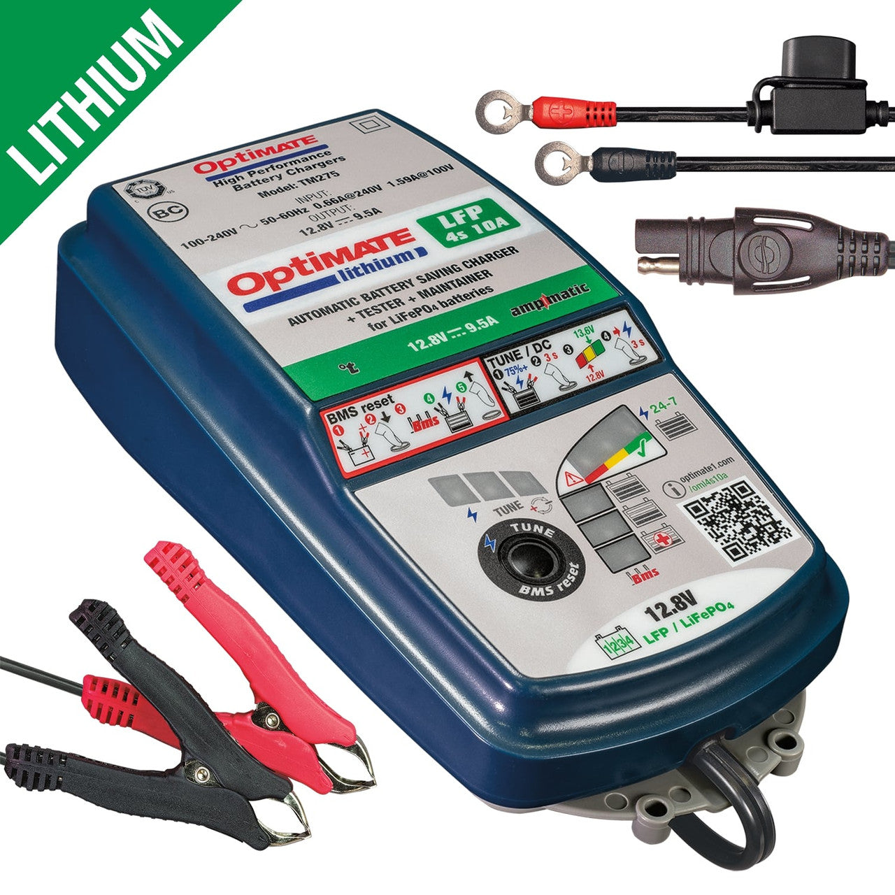 OptiMate Lithium 10A Charger - Beedspeed