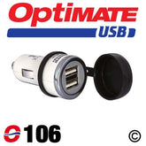 Optimate O106 USB Charger - Cig Plug - Beedspeed