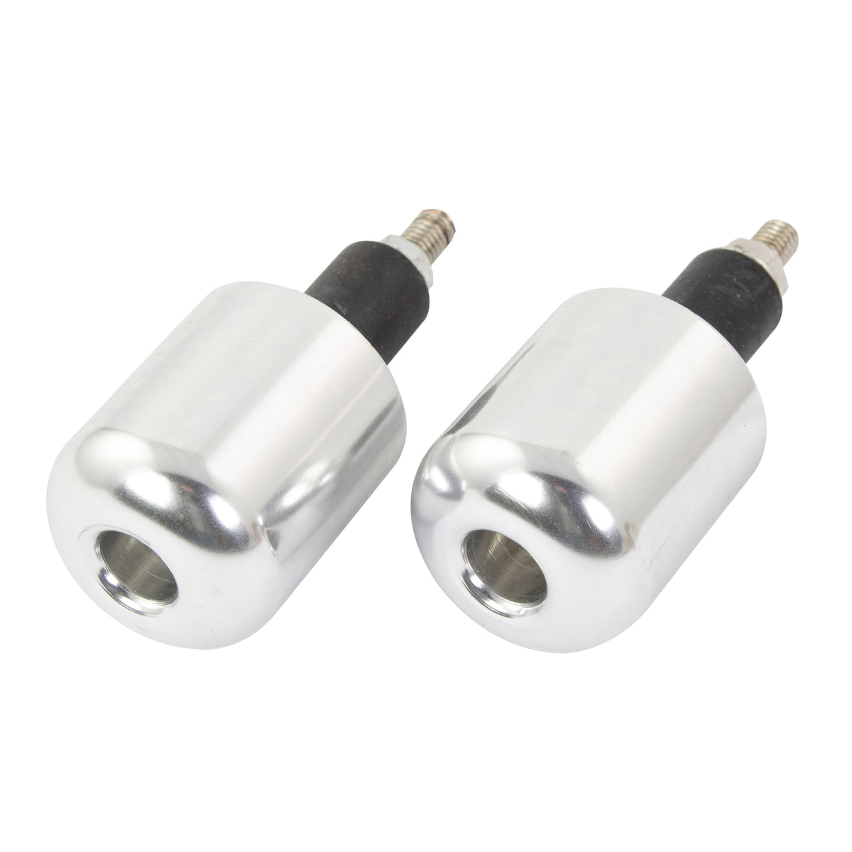 Bike It Universal Motorcycle Bar Ends 18mm Chrome Finish