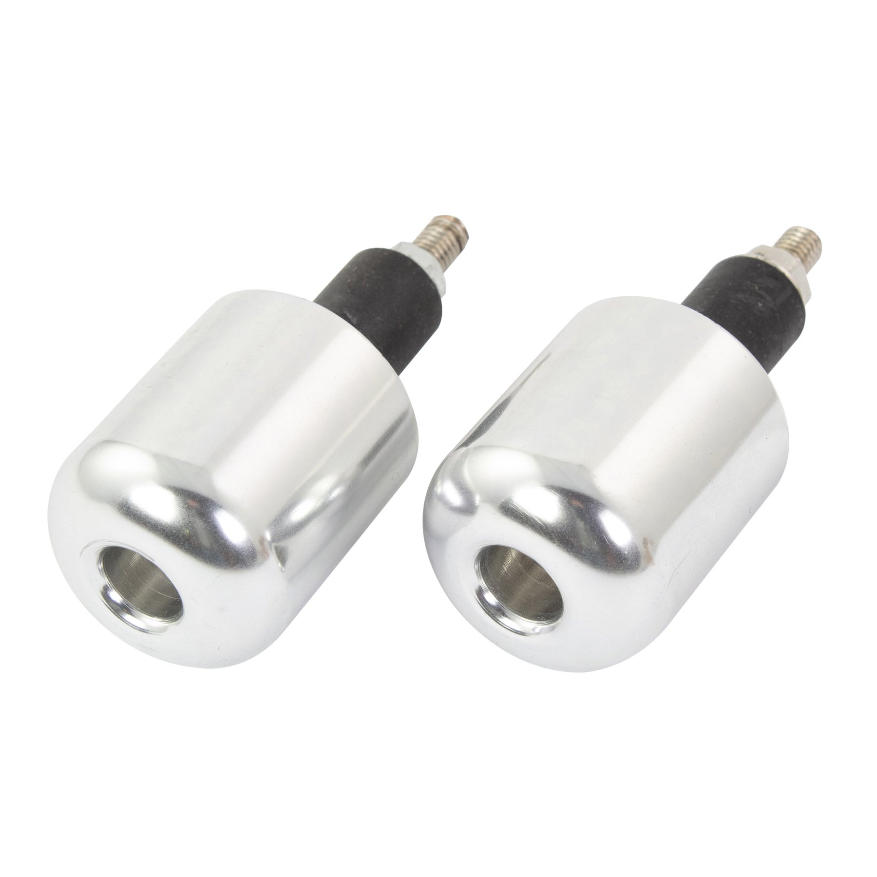 Bike It Universal Motorcycle Bar Ends 18mm Chrome Finish