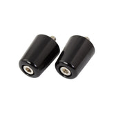 Bike It Alloy Kawasaki Flush Type Motorcycle Bar End Weights Black - Beedspeed