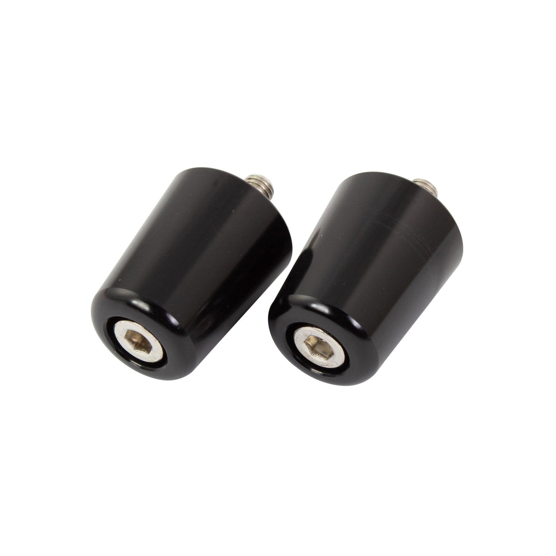 Bike It Alloy Kawasaki Flush Type Motorcycle Bar End Weights Black - Beedspeed