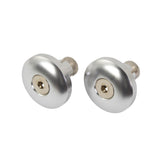 Bike It Round Alloy 13.8mm Motocross Motorcycle Bar Ends