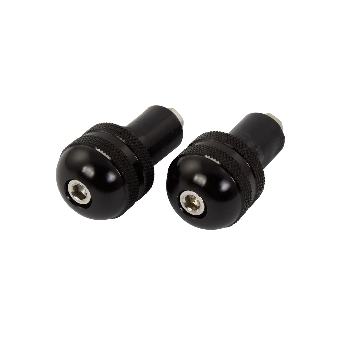 Bike It Black 18mm Round Motorcycle Bar End Weights