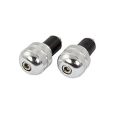 Bike It Chrome 18mm Round Motorcycle Bar End Weights
