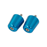 Bike It Alloy Suzuki Flush Type Motorcycle Bar End Weights Blue