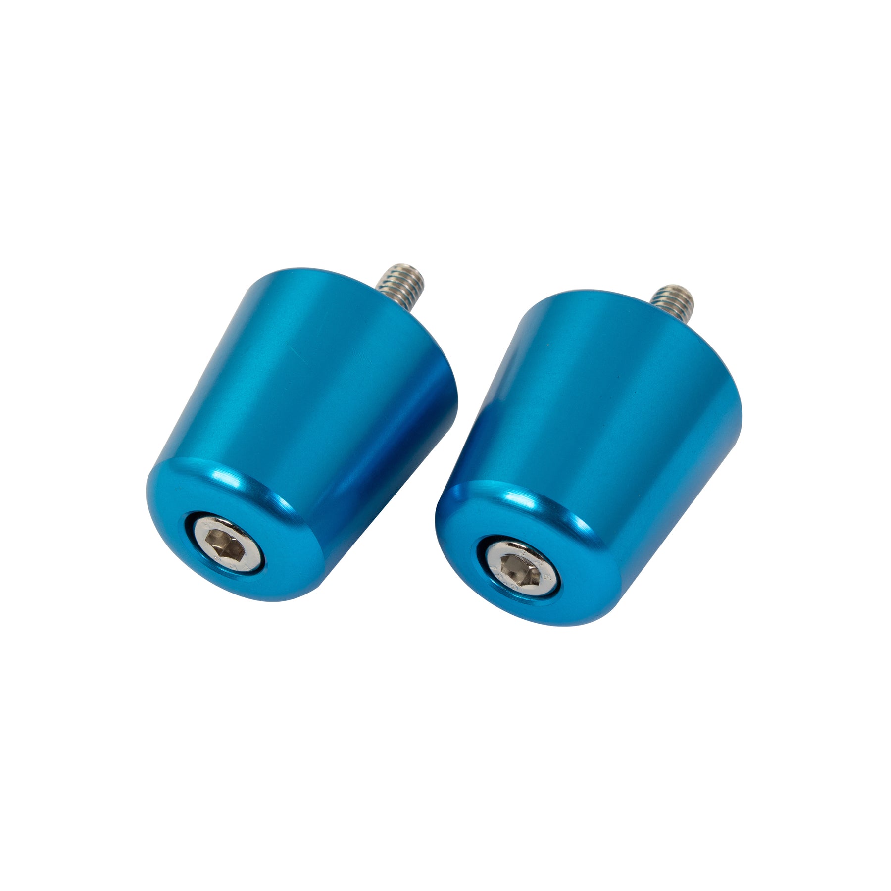 Bike It Alloy Suzuki Flush Type Motorcycle Bar End Weights Blue