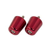 Bike It Alloy Suzuki Flush Type Motorcycle Bar End Weights Red