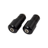 Bike It Black 18mm Slim Motorcycle Bar End Weights