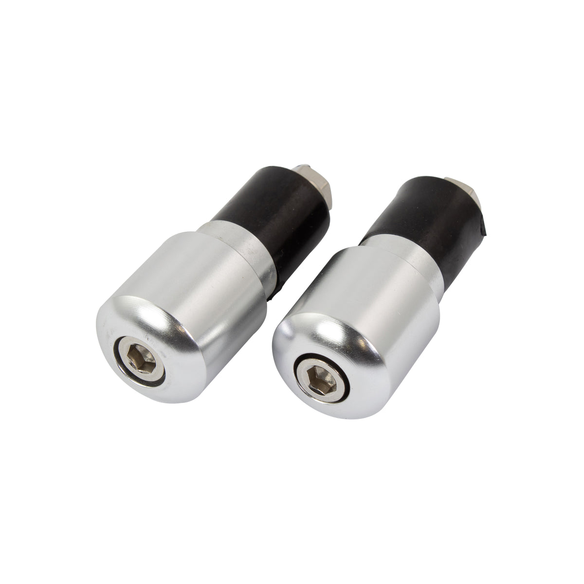 Bike It Chrome 18mm Slim Motorcycle Bar End Weights