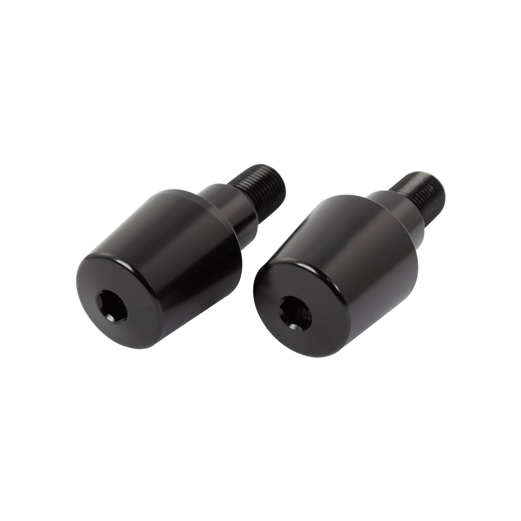 Bike It Yamaha Thread Type Motorcycle Bar Ends Black - Beedspeed