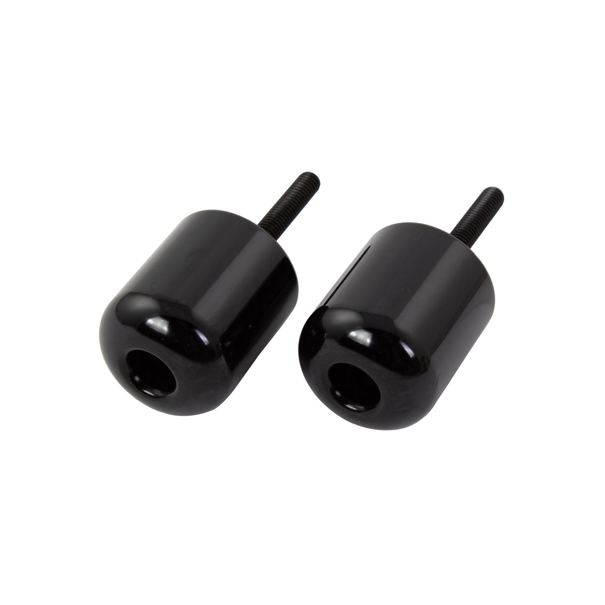 Bike It Yamaha R1 Motorcycle Bar End Weights Black - Beedspeed