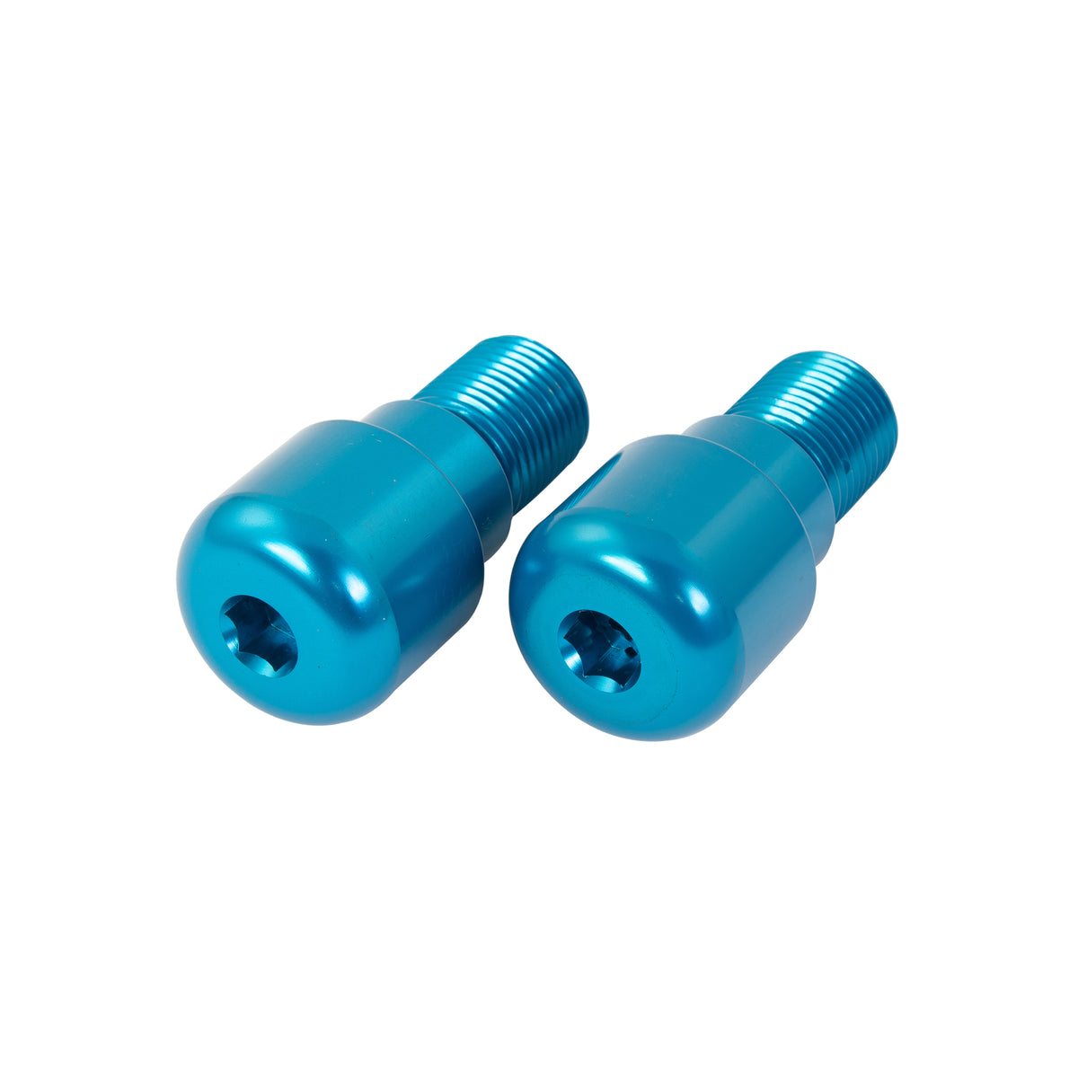 Bike It Yamaha R6 Motorcycle Bar End Weights Blue