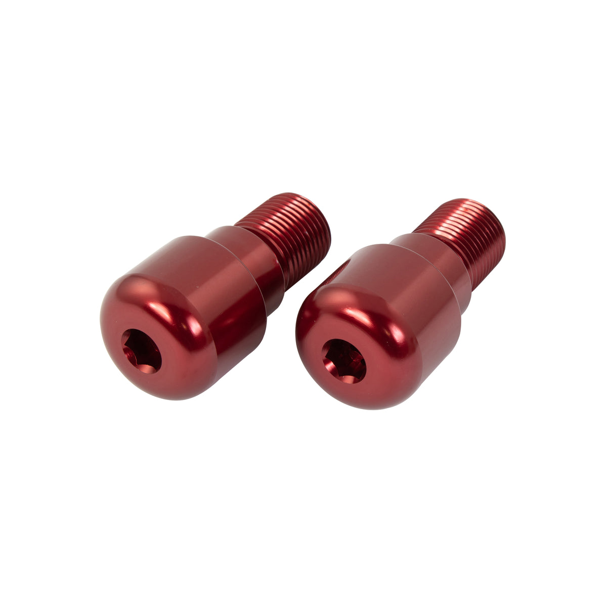 Bike It Yamaha R6 Motorcycle Bar End Weights Red