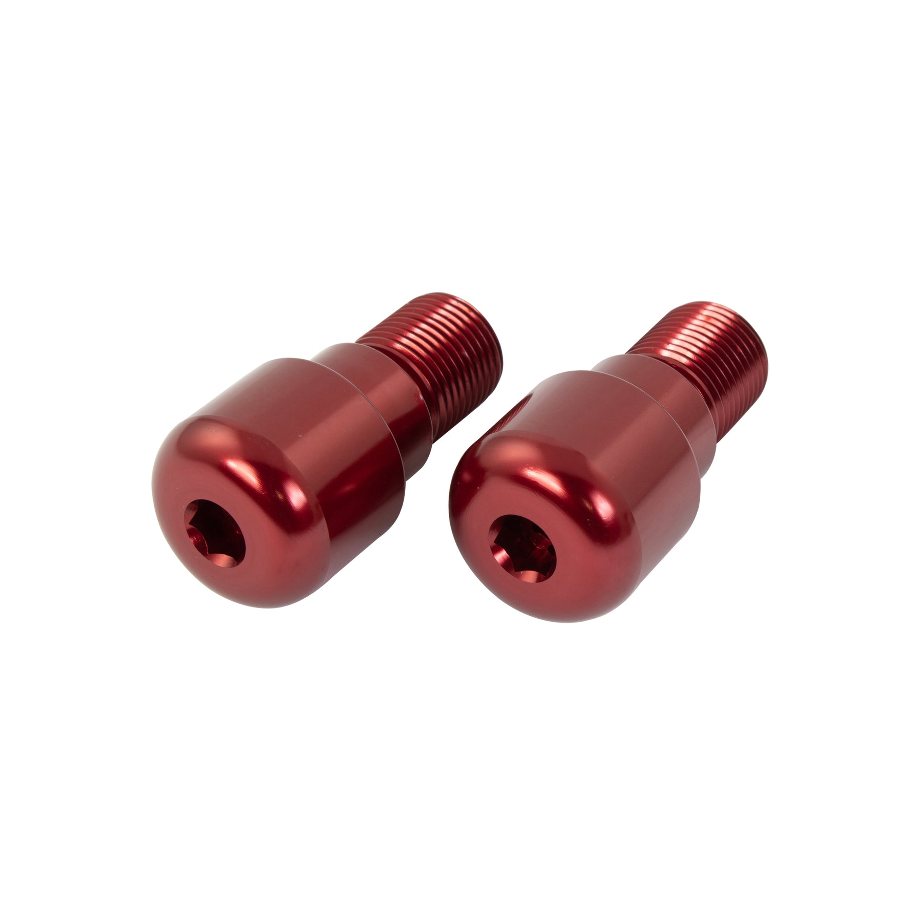 Bike It Yamaha R6 Motorcycle Bar End Weights Red