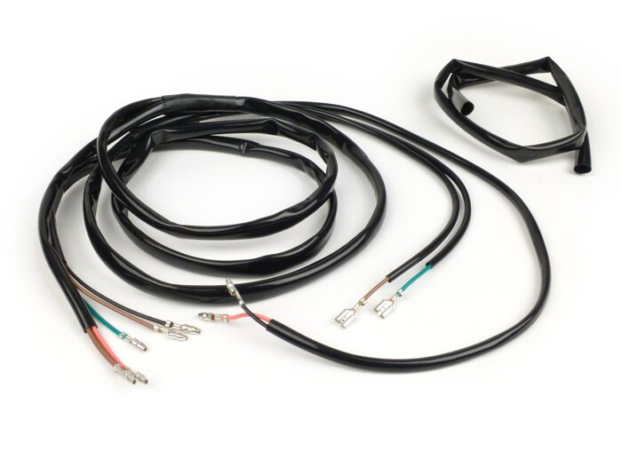 Lambretta Series 1-3 Li GP SX TV 12V Electronic Ignition Wiring Loom Harness - Black - BGM PRO