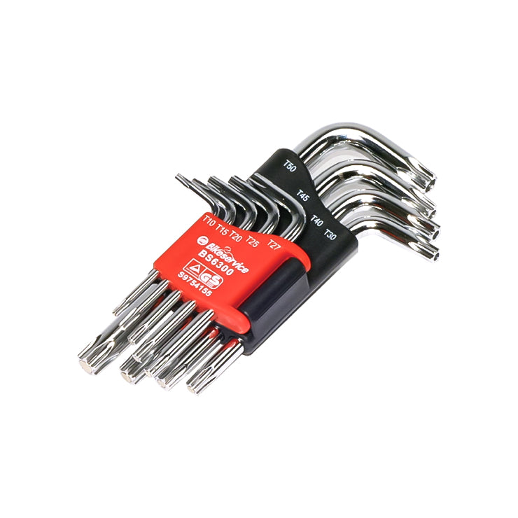 Bikeservice Tools 9pc Magnetic Tx-Star Key Set