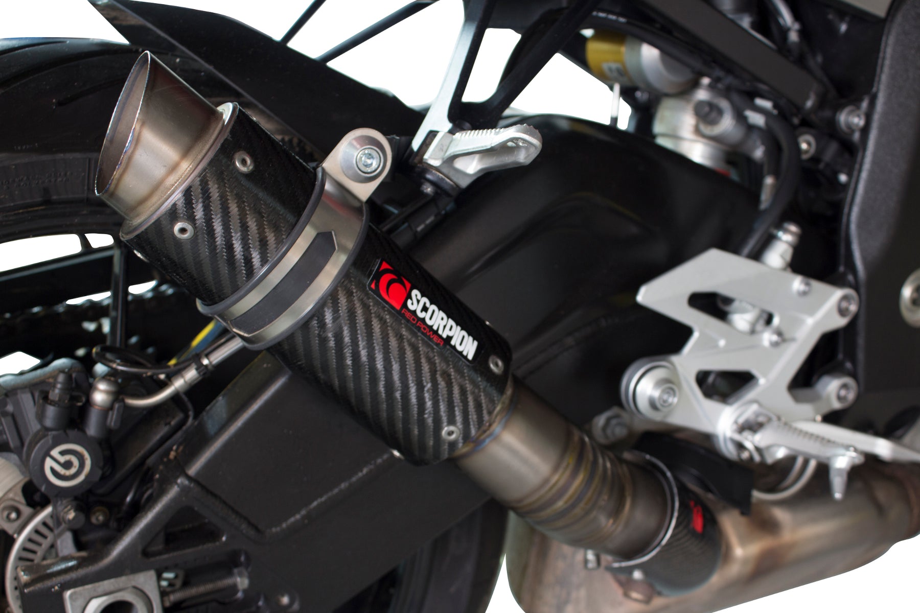 BMW S1000 RR (2009–2014) Scorpion Exhaust RP-1 GP Slip-on - Carbon Fibre