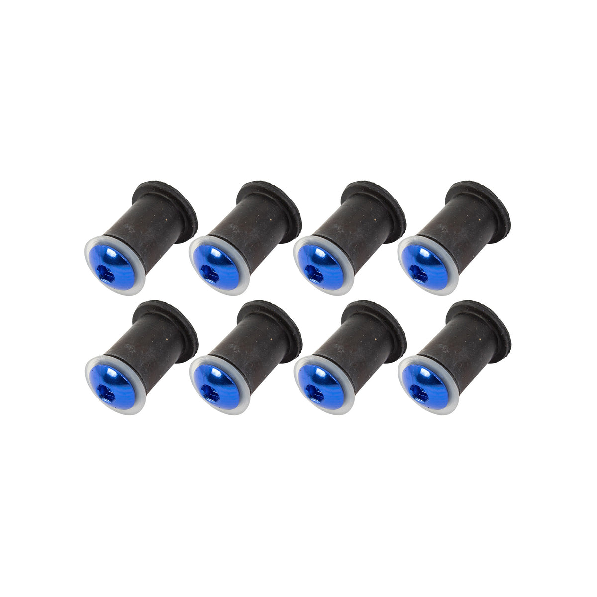 Bike It Blue Motorcycle Fairing Bolts Screws Nuts and Rubbers Kit