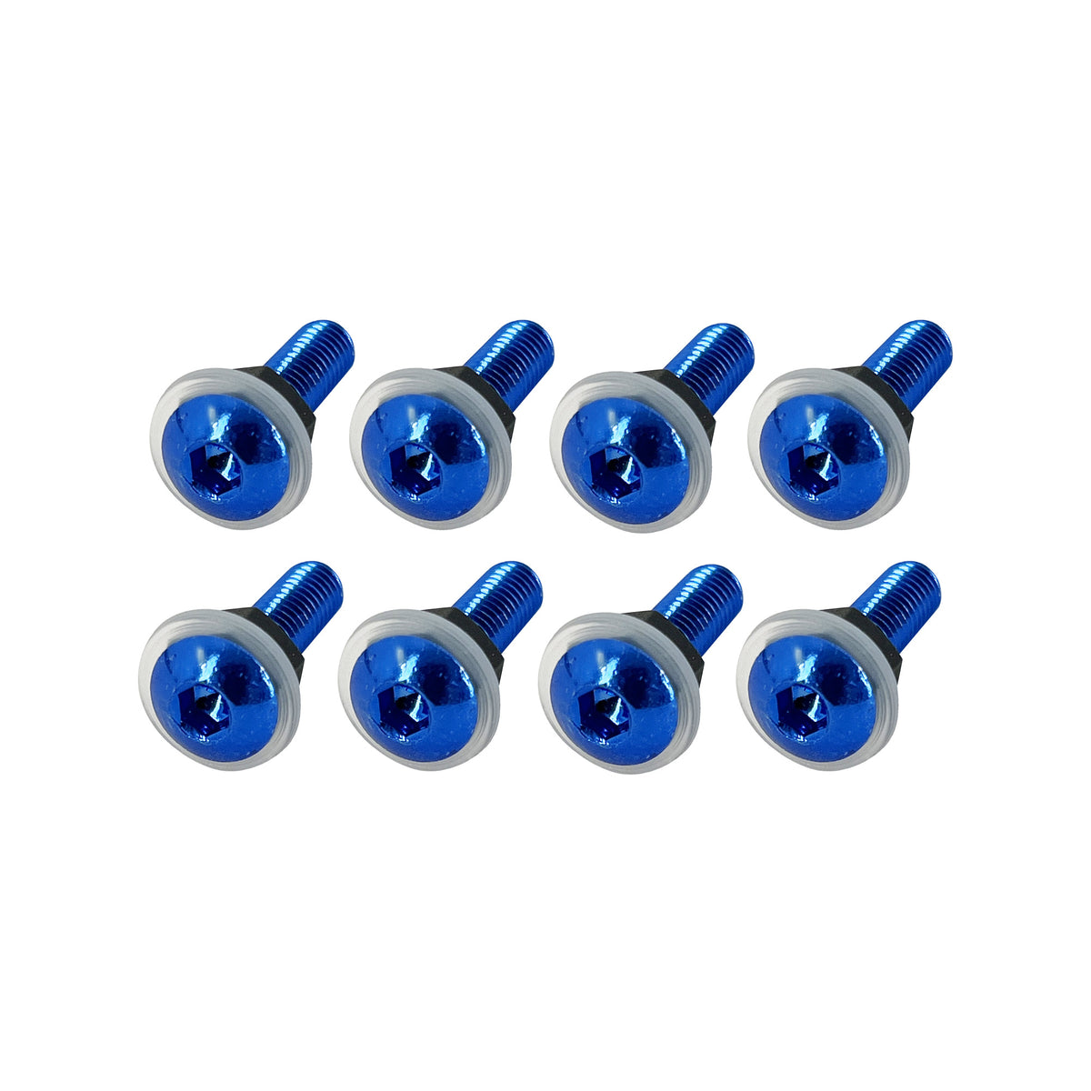 Bike It Blue Motorcycle Screen Bolts Windscreen Fixings Pack of 8