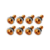 Bike It Gold Motorcycle Screen Bolts Windscreen Fixings Pack of 8
