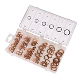 Bike It Motorcycle Copper Washer Kit Imperial Sizes 110 Piece Set - Beedspeed