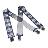 Bike It Motorcycle Rider Braces Route 66 Design - Beedspeed