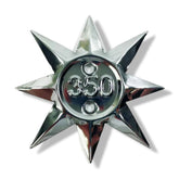 BSA Timing Star Badge 350 41-0120 - Brass/Chrome Plate