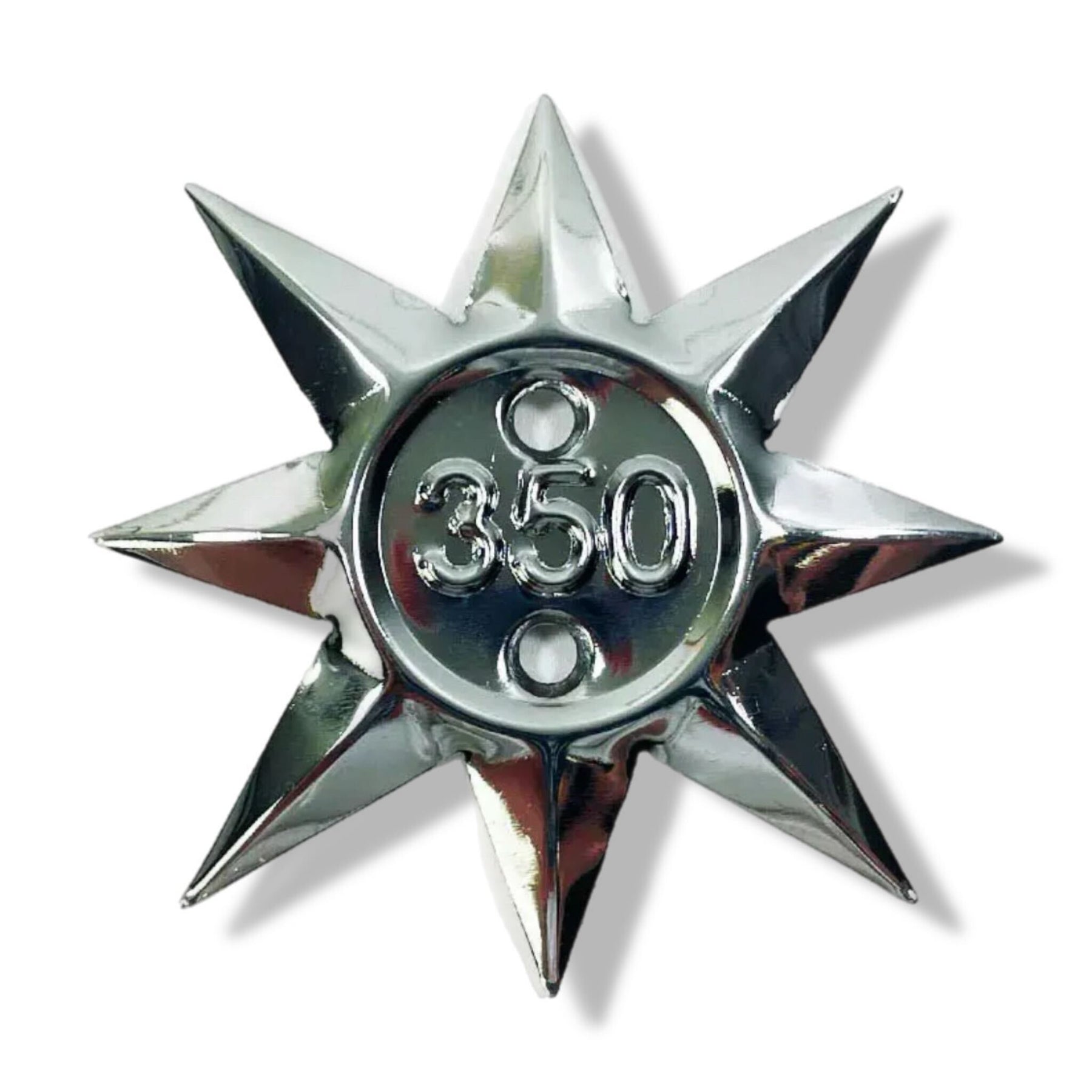 BSA Timing Star Badge 350 41-0120 - Brass/Chrome Plate