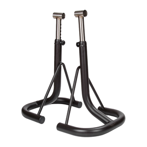 BikeTek Motorcycle Footpeg Support Stand Black