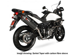 Suzuki DL 650 V-Strom (2012–2016) Scorpion Exhaust Serket Parallel Slip-on - Titanium