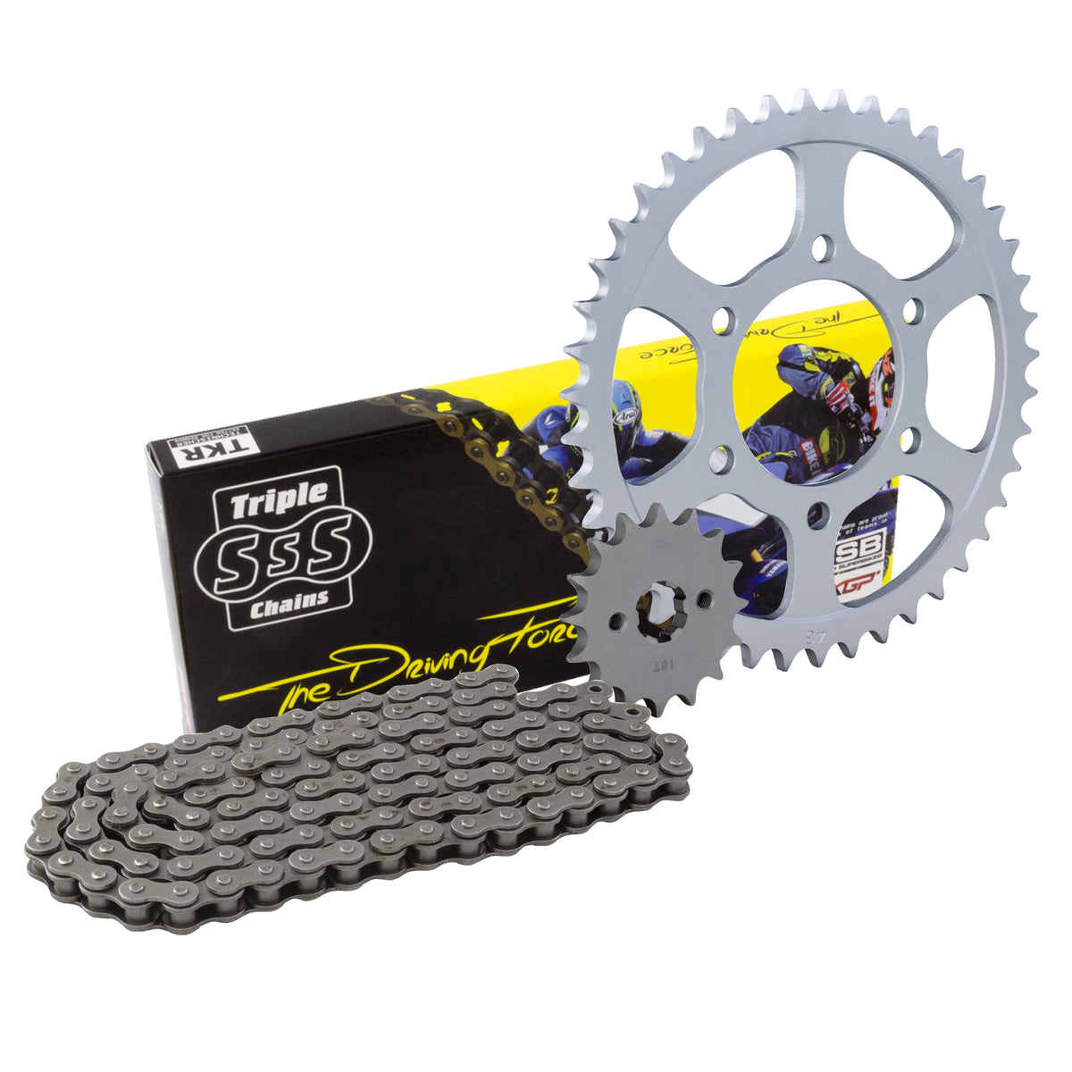 Yamaha XT250 2008–2012 Triple-S Chain and Sprocket Kit