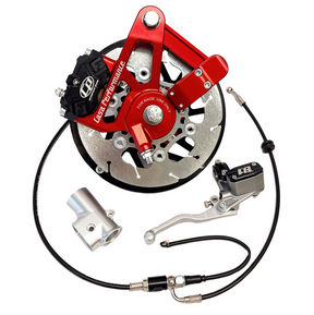 Lambretta S1-3 Li GP DL SX TV CASA PERFORMANCE CASADISC Front Hydraulic Disc Brake - Red
