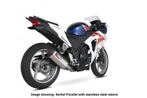 Honda CBR 250 R (2011–2016) Scorpion Exhaust Serket Parallel Slip-on - Titanium