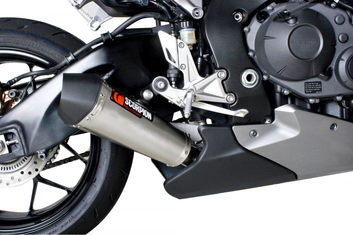 Honda CBR 1000 RR (2012–2013) Scorpion Exhaust Serket Taper Slip-on - Brushed Stainless