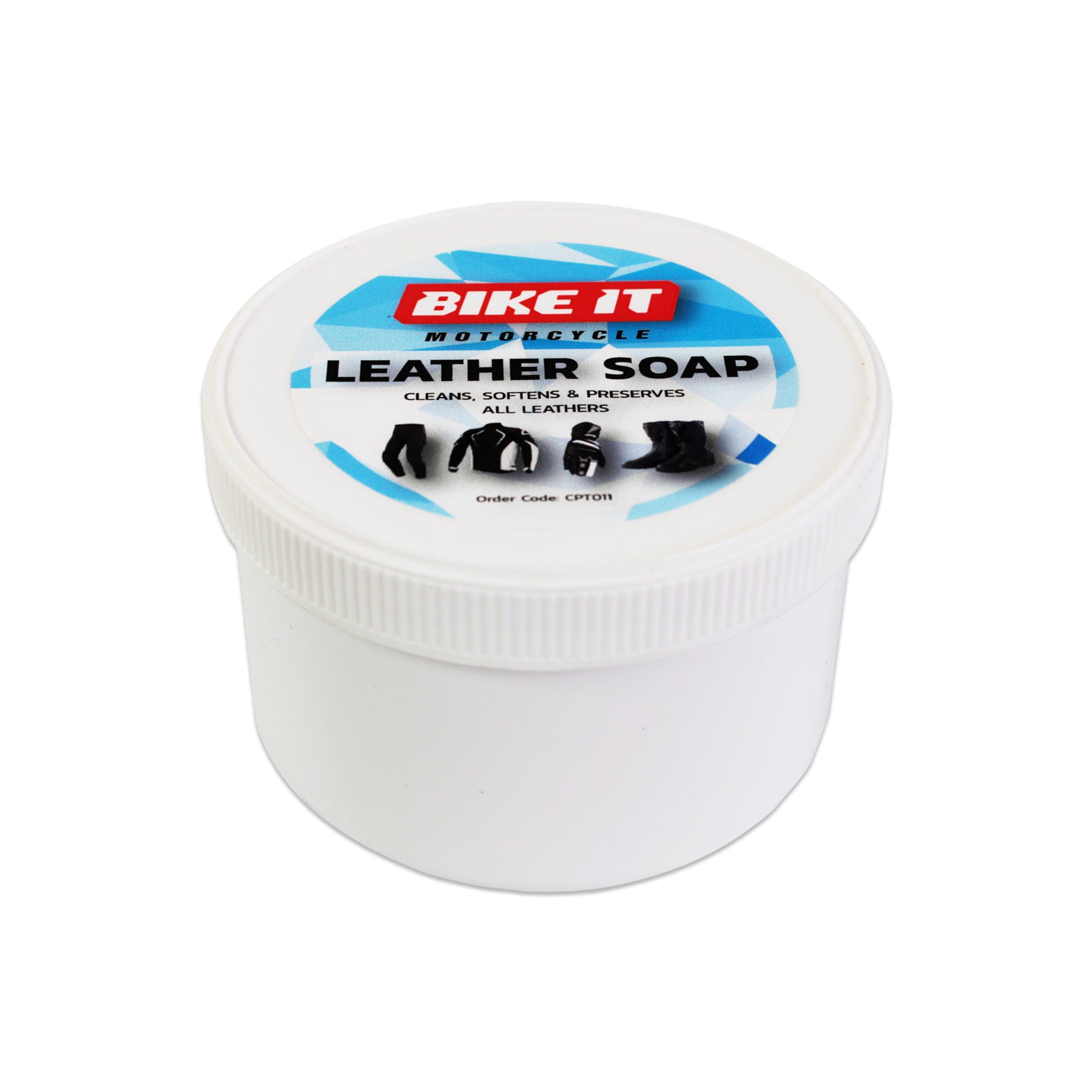 Bike It Motorcycle Leather Cleaning Soap Conditioner 350g
