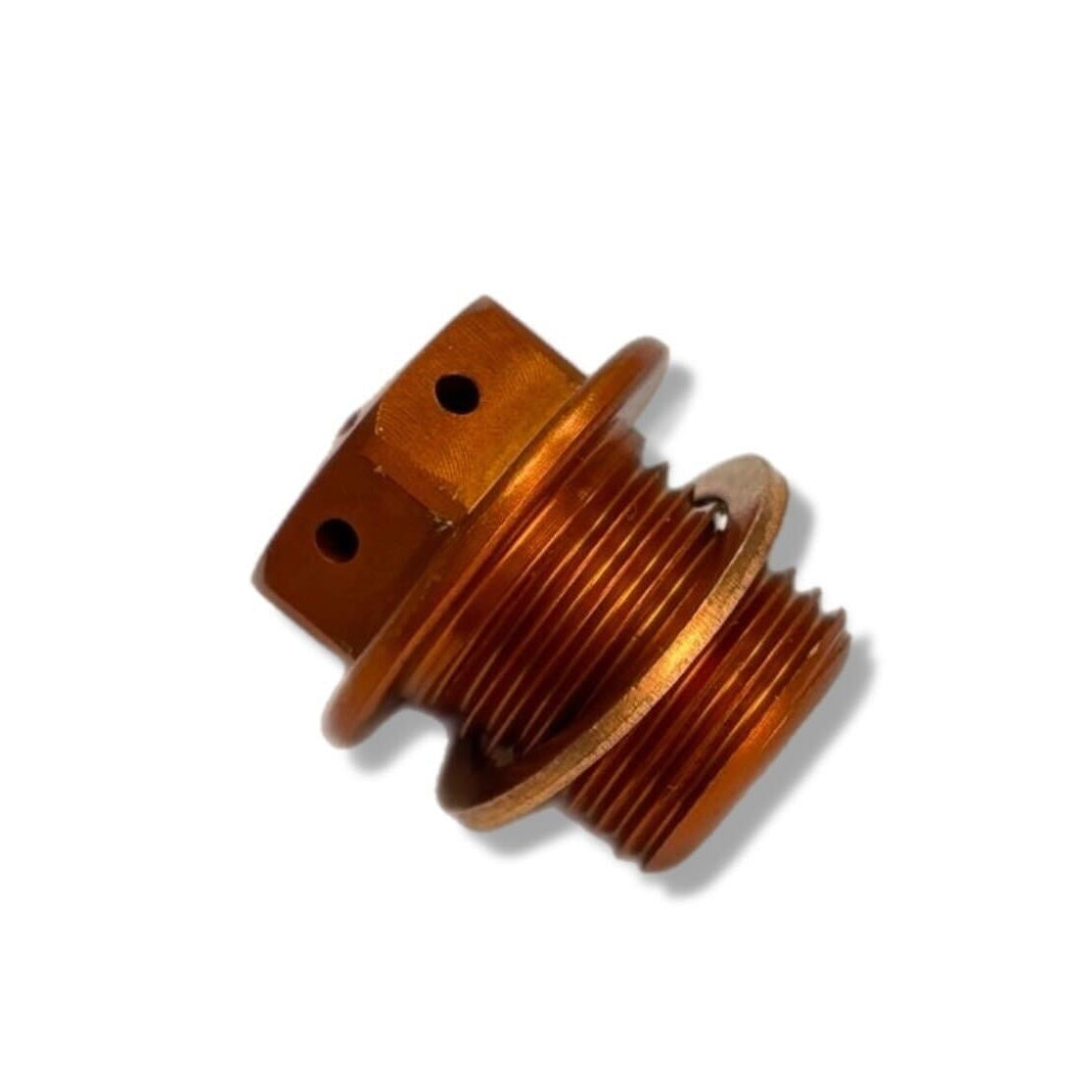 Lambretta S1-3 Li GP SX TV J Lui CNC Oil Drain & Oil Breather Plug Bundle - Orange - Casa Performance