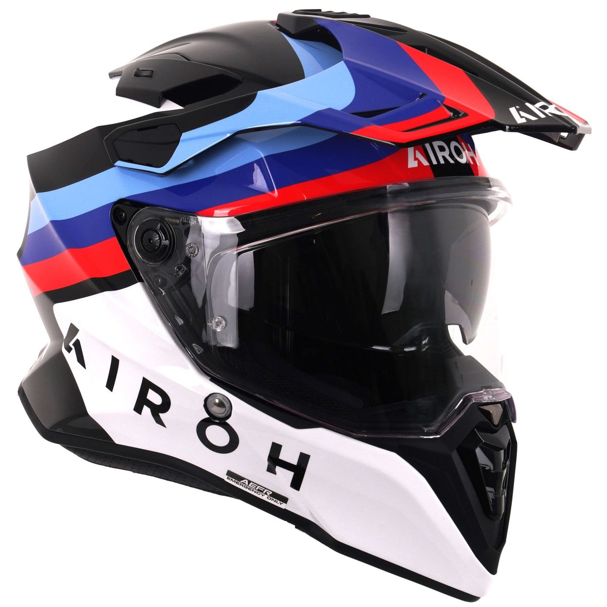 Airoh Commander 2 Adventure Motorcycle Helmet Doom Black Gloss ECE 2206