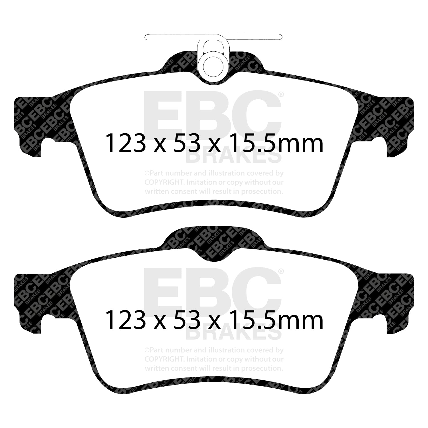 EBC Brakes Redstuff Brake Pad 3000 Series Sport Set - DP31749C