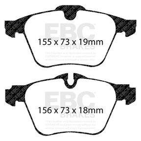 EBC Brakes Redstuff Brake Pad 3000 Series Sport Set - DP31912C