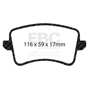 EBC Brakes Ultimax Brake Pad OE Replacement Set - DP1988
