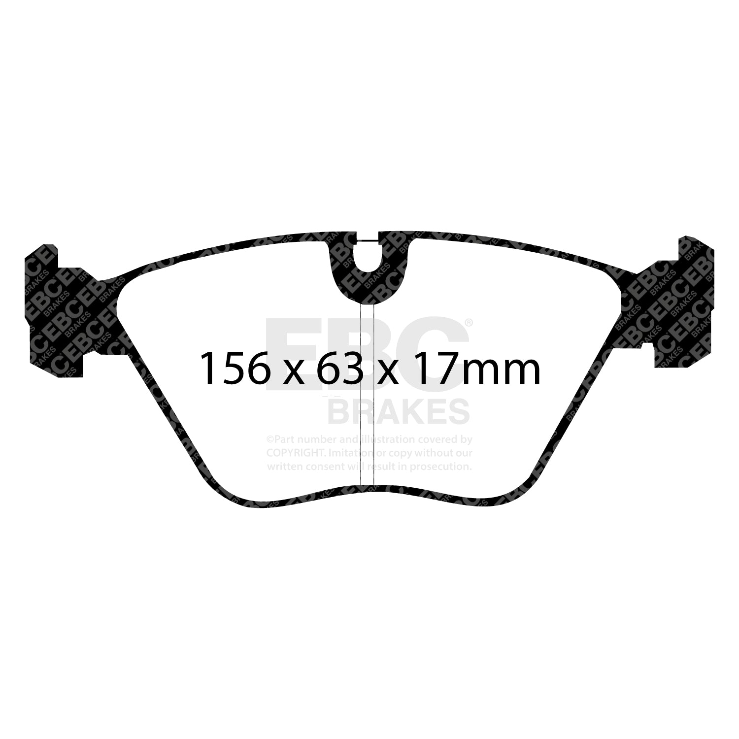 EBC Brakes Ultimax Brake Pad OE Replacement Set - DP689/2