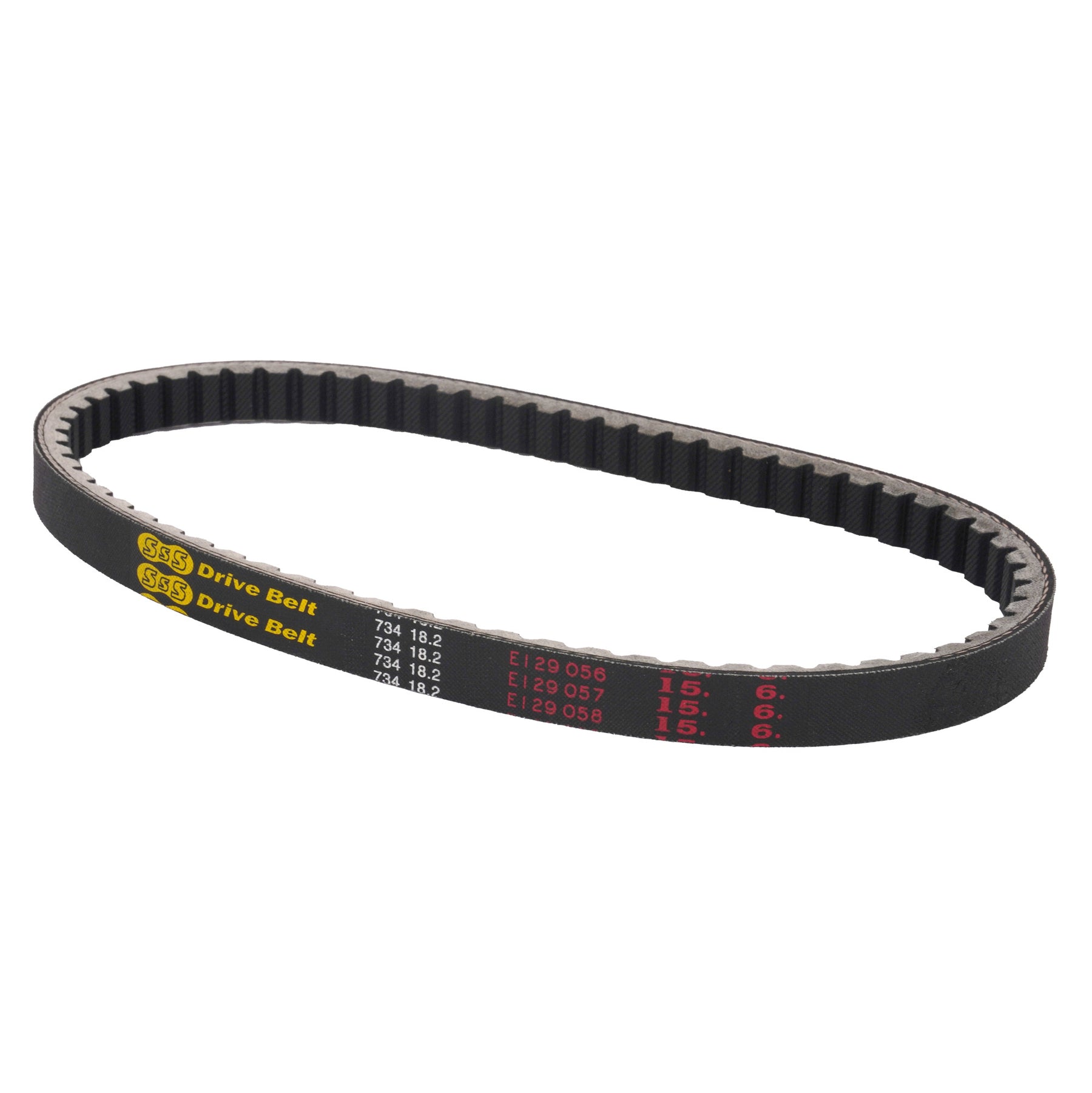 Triple-S Para-Aramid Synthetic Drive Belt 18.2 X 734 (18.2X8X734mm 30Â°) Kymco 50 Vespa Et4