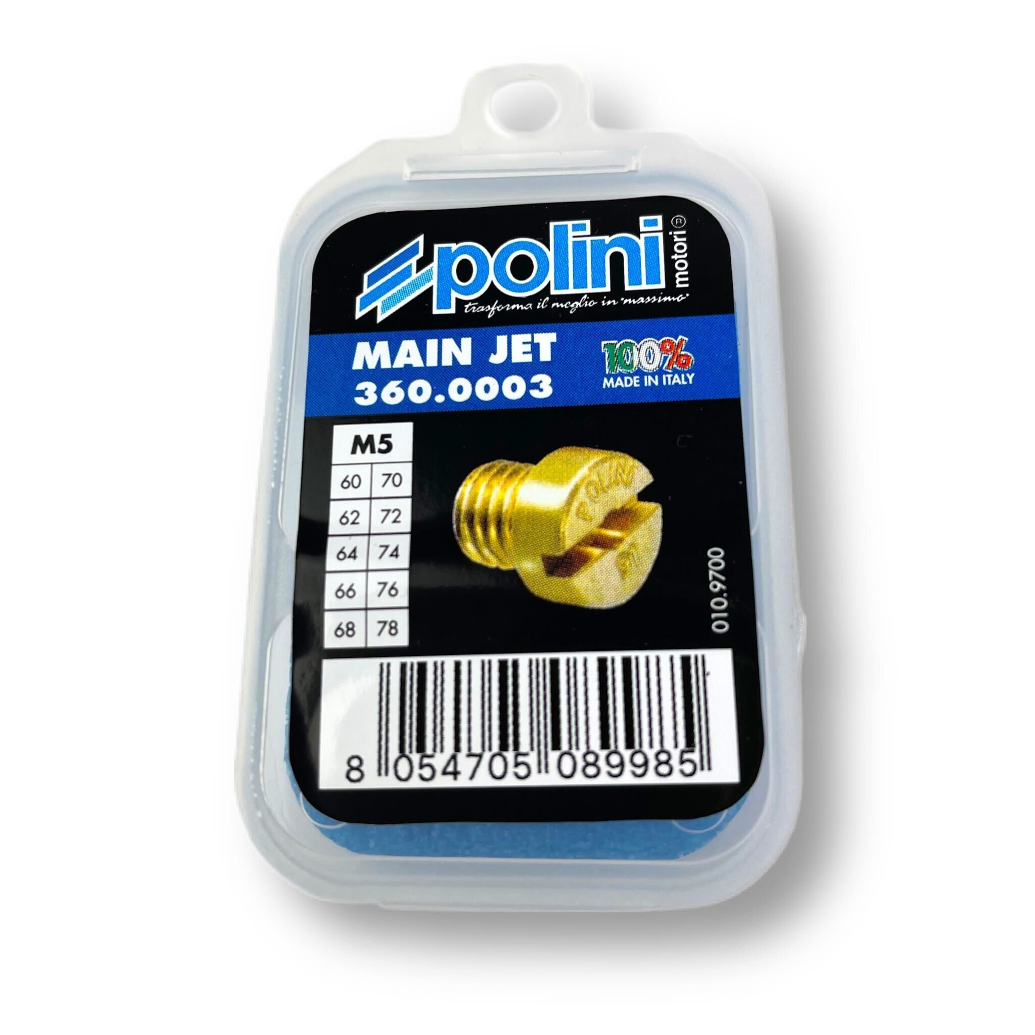 Naraku Main Jet Set – 10pcs (70-88) M5 Thread For Dellorto Carburetors 19mm+, Fits Gilera Ice Stalker Etc.