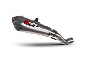 Ducati Monster 821 (2018–2020) Scorpion Exhaust Serket Slip-On – Brushed Stainless