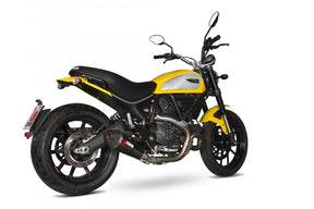 Ducati Scrambler (2015–2022) Scorpion Exhaust Serket Slip-On – Carbon Fibre